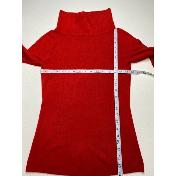 New York & Co Red Cowl‎ Neck 3/4 Sleeve Sweater Sz XS - Picture 4 of 6